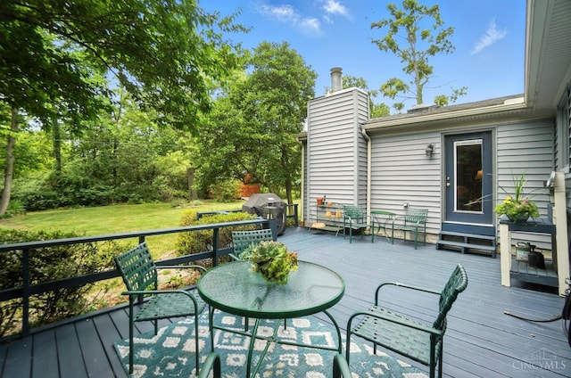 1092 Fox Run Rd, Miami Twp, OH 45150 - deck featuring grilling area