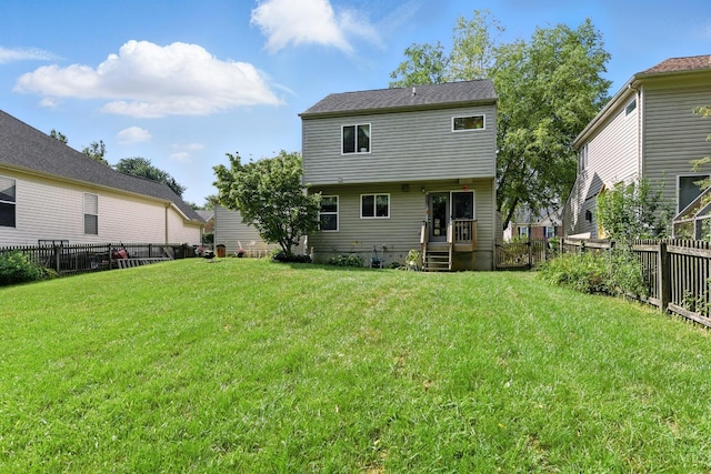 8538 Sunmont Dr, Anderson Twp, OH 45255 - back of house with a fenced backyard