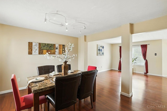 2317 Garrison Dr, Springfield Twp, OH 45231 - dining space featuring wood finished floors and baseboards