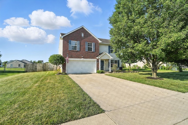 8939 Perry Ave, Franklin, OH 45005 - traditional-style house with brick siding, driveway, and a garage