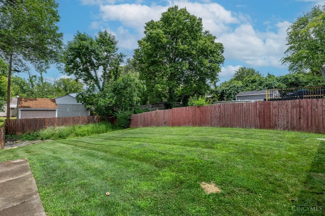 3803 Hampton Pl, Middletown, OH 45042 - view of fenced backyard