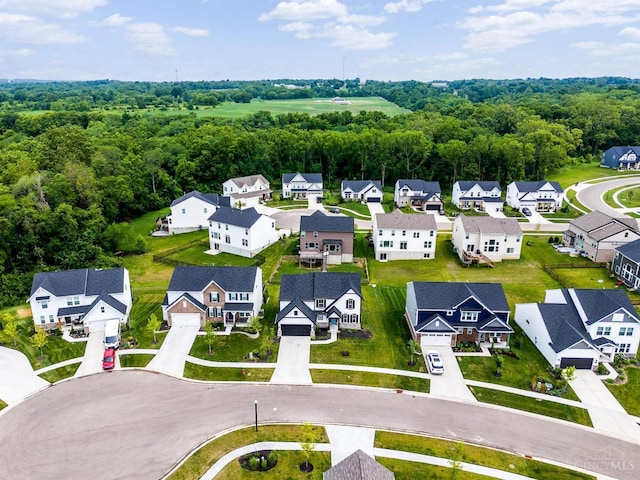 5322 Observer Ct, Turtle Creek Twp, OH 45036 - aerial view of residential area with a heavily wooded area