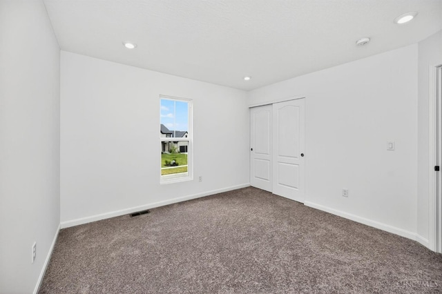 5322 Observer Ct, Turtle Creek Twp, OH 45036 - unfurnished bedroom with carpet flooring, a closet, and recessed lighting