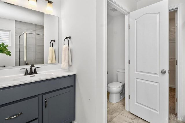 5322 Observer Ct, Turtle Creek Twp, OH 45036 - full bath with a shower stall, vanity, and a walk in closet