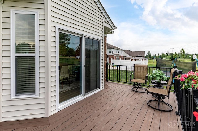 9302 W Meadow Dr, West Chester, OH 45069 - view of wooden terrace