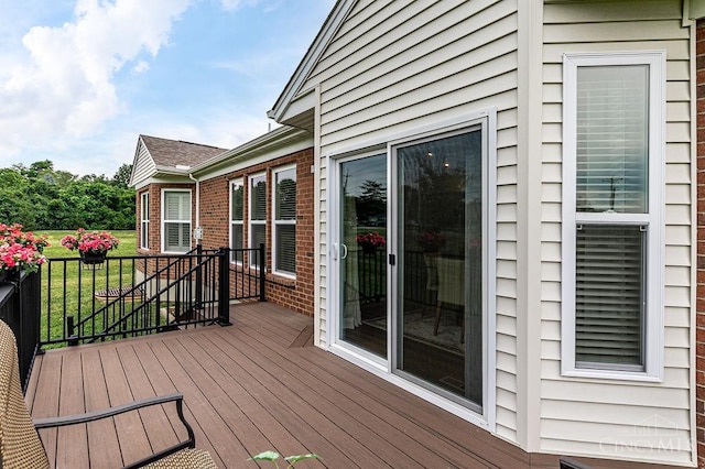 9302 W Meadow Dr, West Chester, OH 45069 - view of wooden terrace
