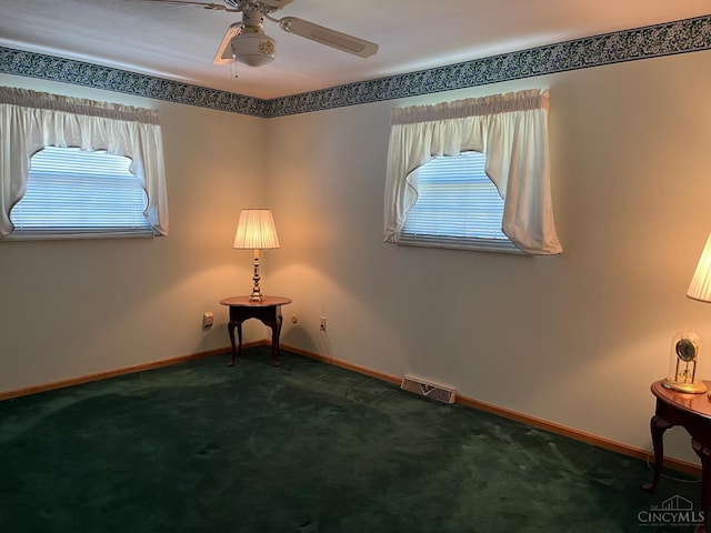 44 Strathmore Blvd, Athens, OH 45701 - unfurnished room featuring carpet and ceiling fan