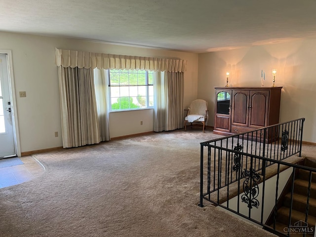 44 Strathmore Blvd, Athens, OH 45701 - living room with carpet flooring and baseboards