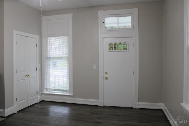1841 Carll St, Cincinnati, OH 45225 - entryway with plenty of natural light and dark wood-style floors