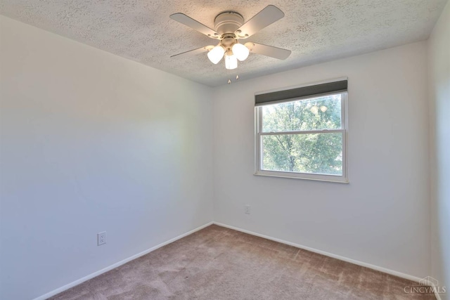 115 Treeline Ct, Harrison, OH 45030 - carpeted empty room featuring a textured ceiling and a ceiling fan