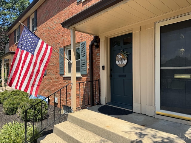 4 Creekwood Sq, Glendale, OH 45246 - view of exterior entry featuring brick siding