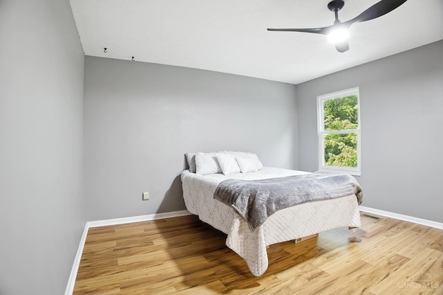 4653 Cardinal Dr, Union Twp, OH 45244 - bedroom featuring wood finished floors and ceiling fan