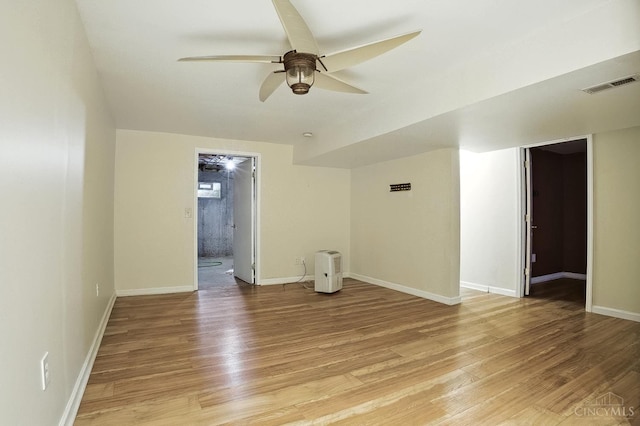 4653 Cardinal Dr, Union Twp, OH 45244 - empty room featuring ceiling fan and light wood finished floors