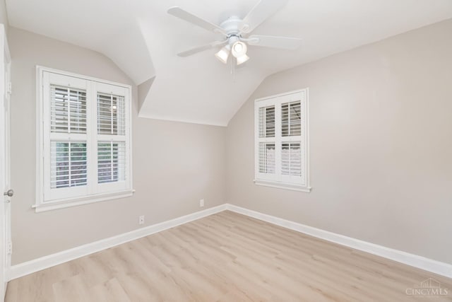 1427 Beaverton Ave, Cincinnati, OH 45237 - bonus room with wood finished floors, a ceiling fan, and lofted ceiling