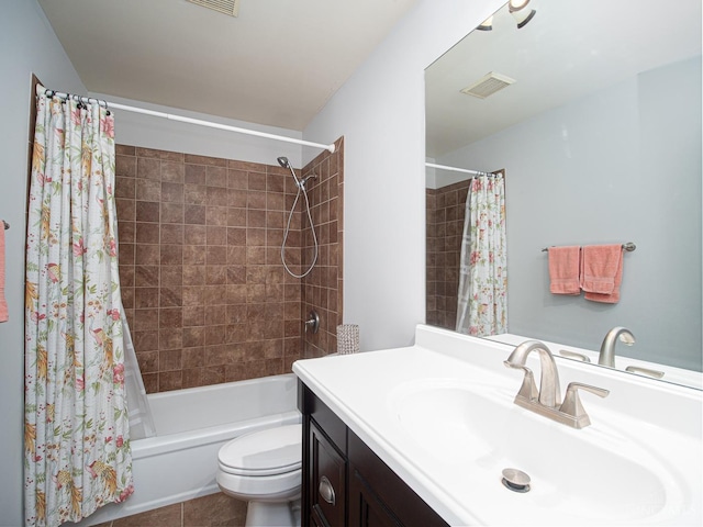 355 Grand Ave Unit 302, Cincinnati, OH 45205 - bathroom featuring vanity, shower / bath combination with curtain, and tile patterned floors