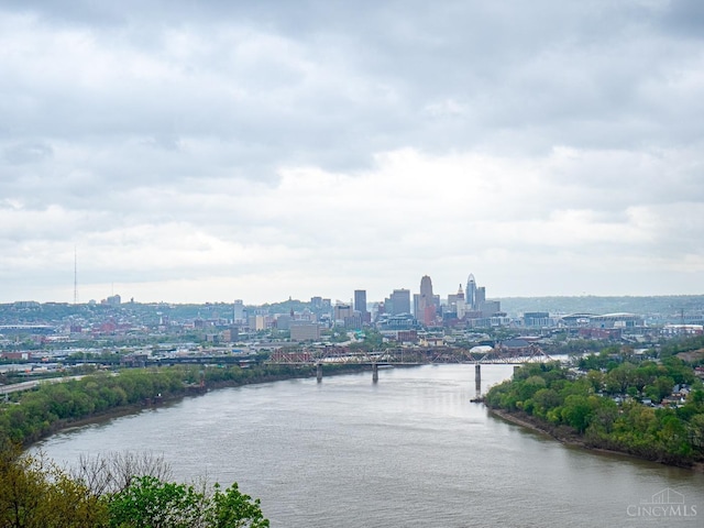 355 Grand Ave Unit 302, Cincinnati, OH 45205 - water view featuring nearby urban area and a notable bridge