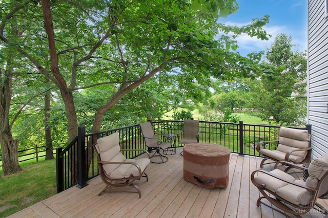 6711 Bayberry Ct, Hamilton Twp, OH 45039 - view of wooden terrace