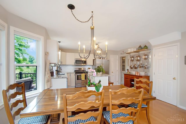 6711 Bayberry Ct, Hamilton Twp, OH 45039 - dining room featuring a chandelier