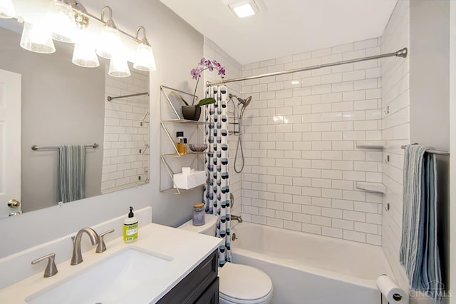 6711 Bayberry Ct, Hamilton Twp, OH 45039 - full bath featuring vanity and shower / tub combo with curtain