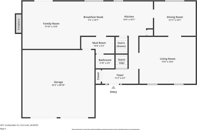 5817 Countryview Ter, Delhi Twp, OH 45233 - view of home floor plan