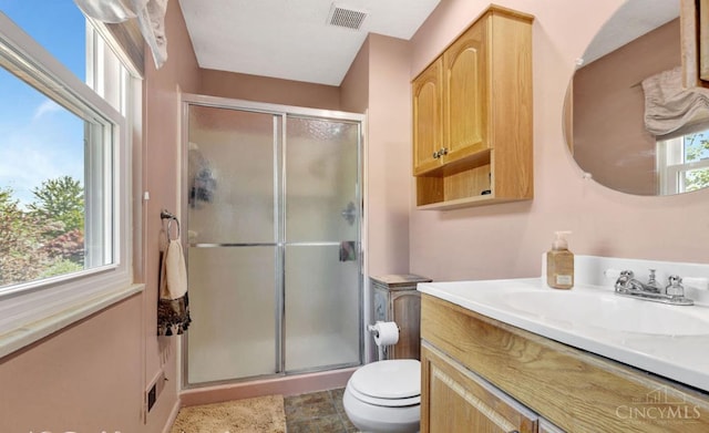 5817 Countryview Ter, Delhi Twp, OH 45233 - bathroom featuring vanity and a stall shower
