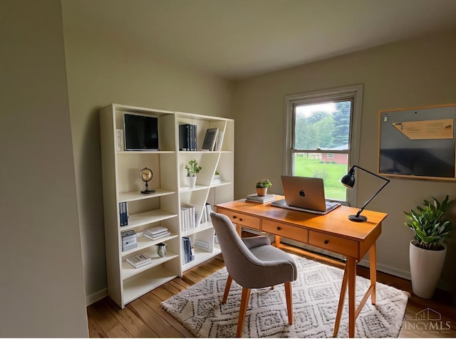 2035 Miles Rd, Cincinnati, OH 45231 - office area with light wood-style floors and baseboards