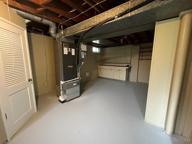 2035 Miles Rd, Cincinnati, OH 45231 - below grade area with heating unit