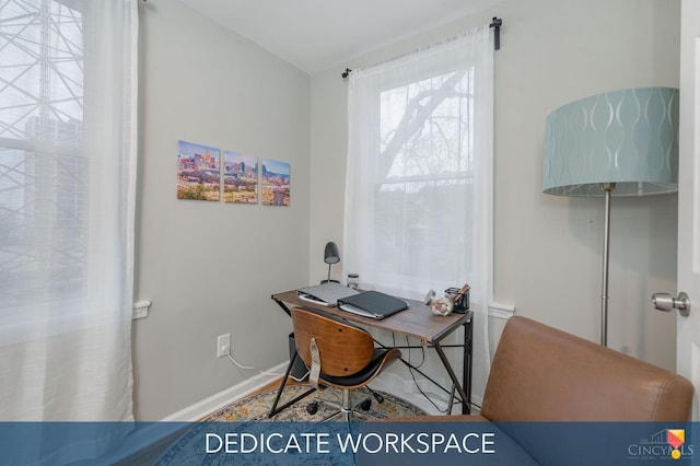 2711 Price Ave, Cincinnati, OH 45204 - office area featuring baseboards