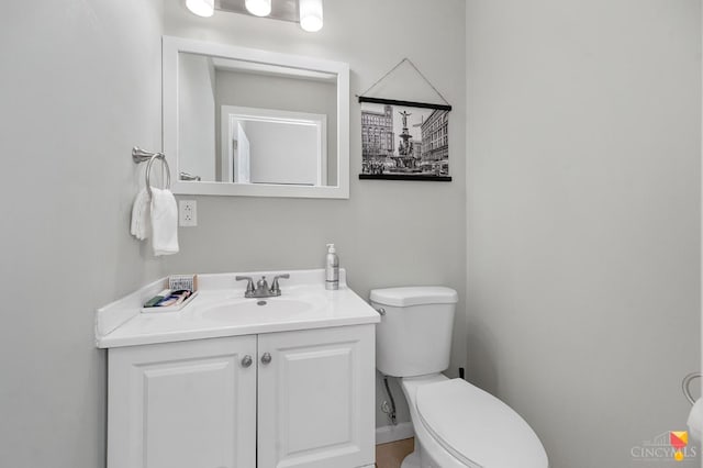 2711 Price Ave, Cincinnati, OH 45204 - half bathroom featuring toilet and vanity