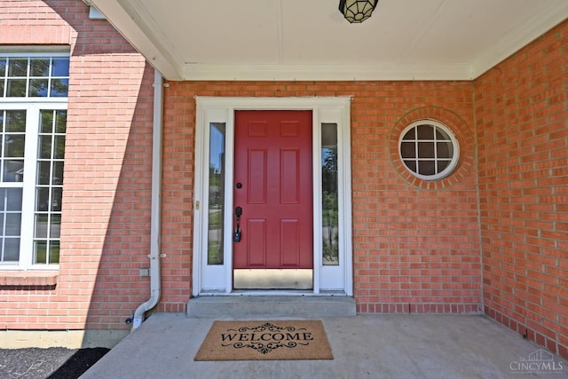 1055 Valley Wood Dr, Union Twp, OH 45103 - doorway to property featuring brick siding