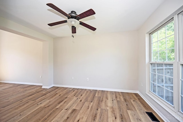 1055 Valley Wood Dr, Union Twp, OH 45103 - empty room featuring wood finished floors and a ceiling fan