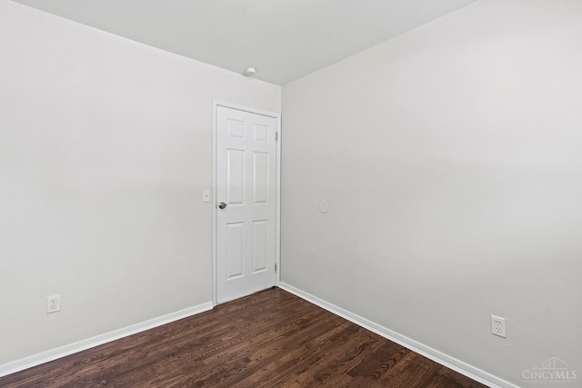 2016 Mistyhill Dr, Springfield Twp, OH 45240 - empty room with baseboards and dark wood finished floors
