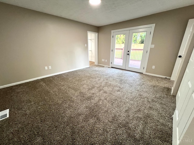176 Lakeview Dr, Monroe, OH 45044 - carpeted empty room featuring french doors and baseboards