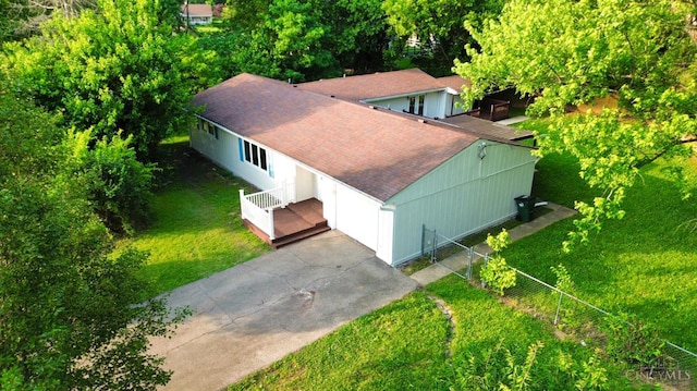 176 Lakeview Dr, Monroe, OH 45044 - view from above of property