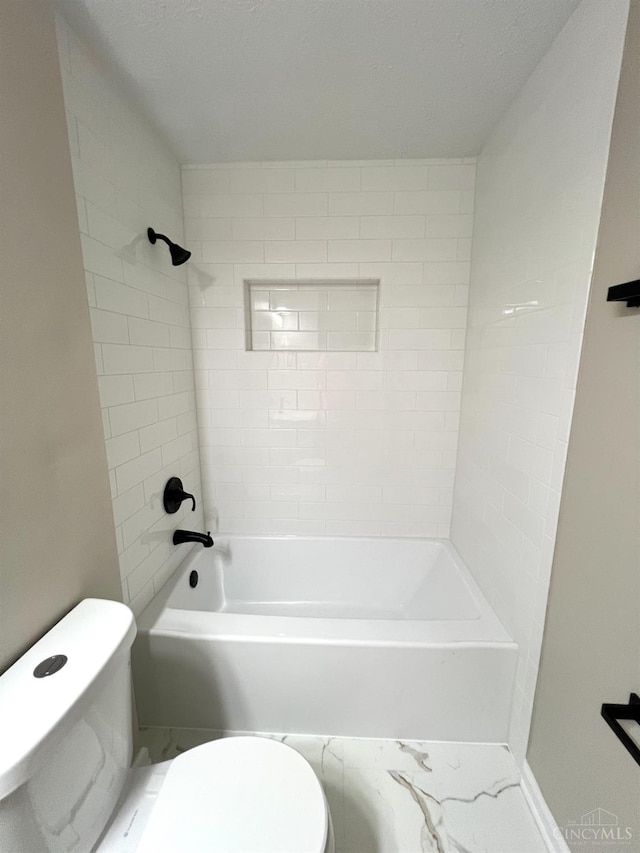 176 Lakeview Dr, Monroe, OH 45044 - full bath with tub / shower combination and marble finish flooring