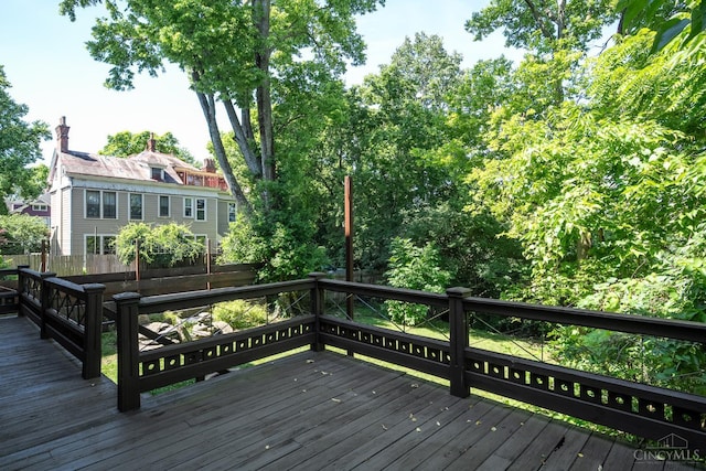 2153 Sinton Ave, Cincinnati, OH 45206 - view of wooden terrace
