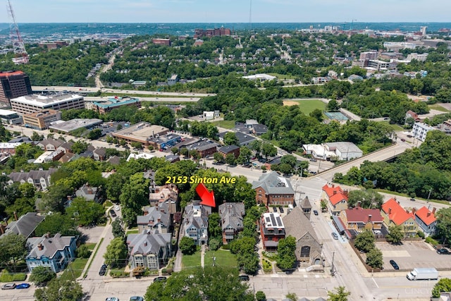 2153 Sinton Ave, Cincinnati, OH 45206 - drone / aerial view of a tree filled landscape