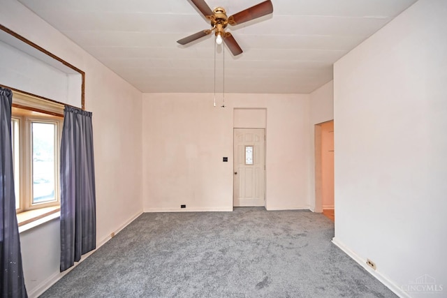 1319 Jefferson Ave, Reading, OH 45215 - unfurnished room featuring ceiling fan and carpet flooring