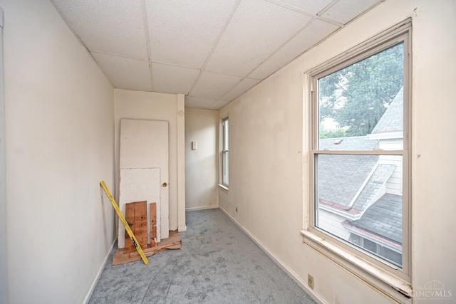 1319 Jefferson Ave, Reading, OH 45215 - unfurnished room featuring a drop ceiling and carpet