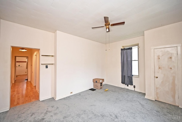 1319 Jefferson Ave, Reading, OH 45215 - carpeted empty room featuring a ceiling fan and baseboards