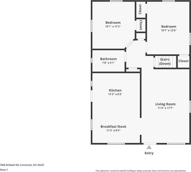 7866 Stillwell Rd, Cincinnati, OH 45237 - view of room layout