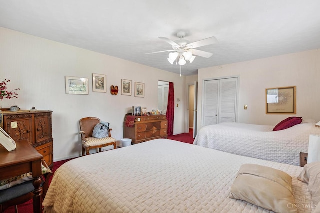 600 Kathryn Dr, Wilmington, OH 45177 - bedroom with ceiling fan