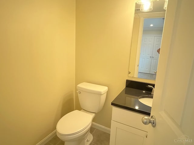1605 W Augusta Blvd Unit 180, Fairfield, OH 45014 - half bathroom featuring vanity and tile patterned flooring