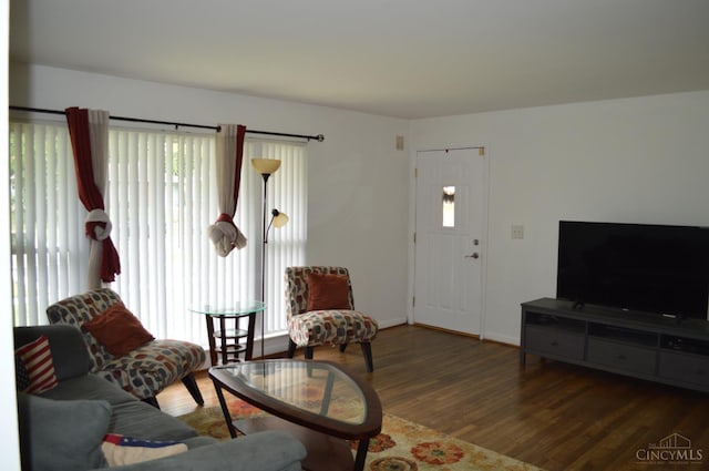 11528 Kenn Rd, Forest Park, OH 45240 - living room featuring plenty of natural light and wood finished floors