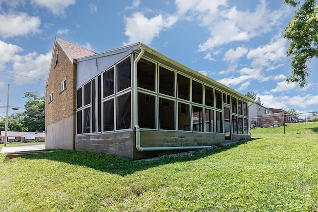 1127 Anderson Fry, Delhi Twp, OH 45238 - back of house with a sunroom