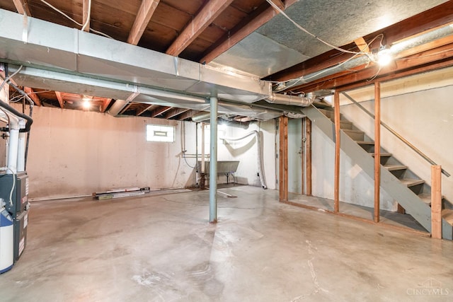 1127 Anderson Fry, Delhi Twp, OH 45238 - below grade area with stairway