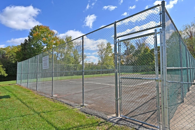 541 Davis Rd Unit 8, Pierce Twp, OH 45255 - view of tennis court with a gate