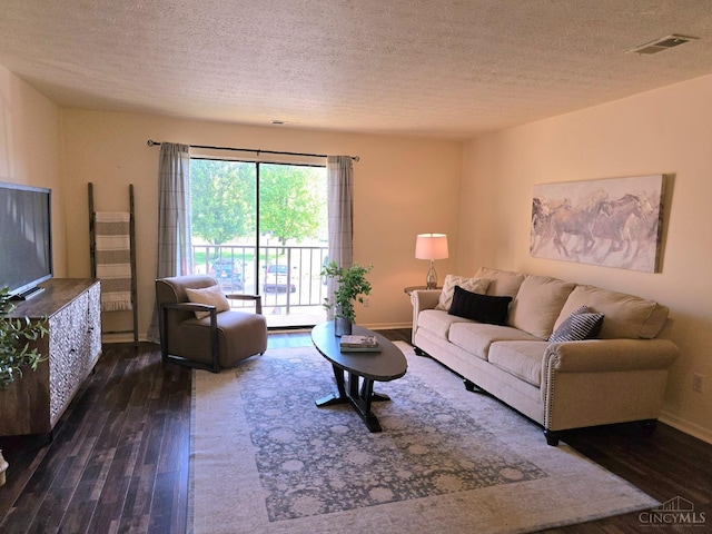 541 Davis Rd Unit 8, Pierce Twp, OH 45255 - living room with wood-type flooring and a textured ceiling