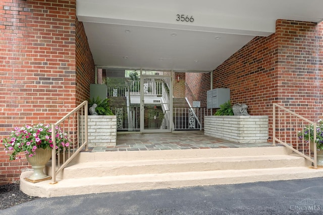 3566 Amberacres Dr Unit 1, Cincinnati, OH 45237 - property entrance featuring brick siding