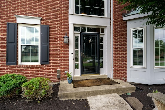 5088 Harvestdale Dr, Mason, OH 45040 - doorway to property with brick siding